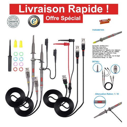 Sonde oscilloscope 100mhz - sonde,