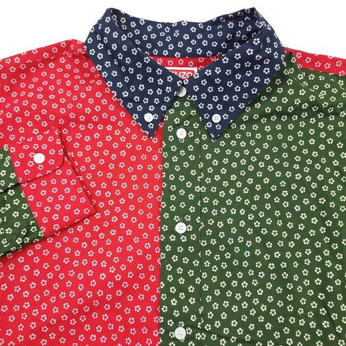 395 kenzo color block floral - $395, color-block