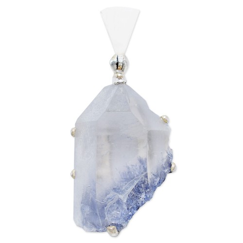 Blue dumortierite quartz - dumortierite,