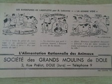 Buvard Grands moulins de Dole - Jura - 39 - animaux - Lariflette - Laborne