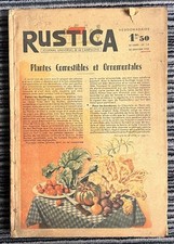 Revue ancienne - 26 Rustica - N° 1 au n° 26 - 10 janvier au 27 juin 1943