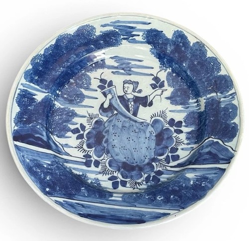 Assiette delft xviiieme xixeme - delft,
