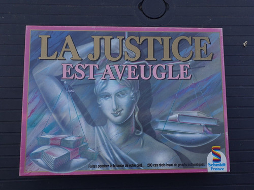 Jeu société justice - jeu, la