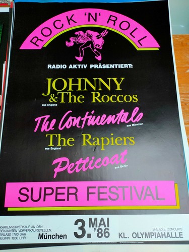 Affiche rock roll jonny - rock,