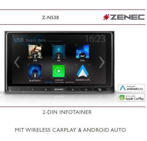 Autoradio zenec n538 din - autoradio,