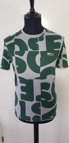 Tee shirt vert gris lacoste - vert,