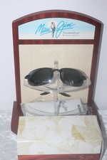 Neuf : Lunettes de Soleil MAUI JIM Hookipa 407 Ho’okipa 2 -Noir Gris Polarisant