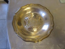 BEURRIER FLORADOR ESTAMPILLE  MADE IN FRANCE EN METAL DIAMETRE HAUT 15 CM/H 4CM