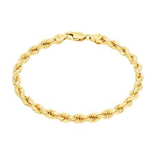 14k or Jaune 5mm Diamant Coupe