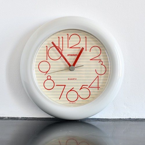 Horloge murale staiger - murale, beige