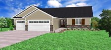 1660 Sq.Ft. Ranch house plans - 5 Bed, 3 Bath, 3 Garage - PDF ONLY