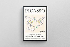 De Picasso Colombes De Paix Affiche Art Exhibition Imprimé En Haut Résolution