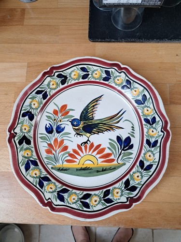 Ancienne assiette henriot - ,