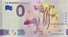 BILLET 0 EURO ILE BOURBON LA REUNION DODO VANILLE BOURBON 2024 NUMERO DIVERS