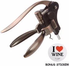 Rabbit Wine Opener Corkscrew - Zinc Alloy Built Tough to Last a Lifetime in Your
