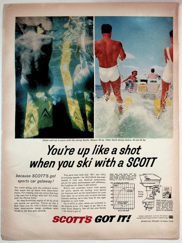 Scott 1960 vintage water - scott's,