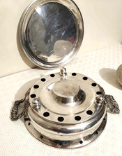 chauffe-plat ancien en métal