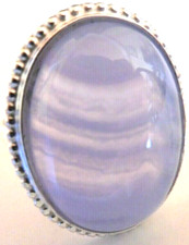 Bague en Calcédoine