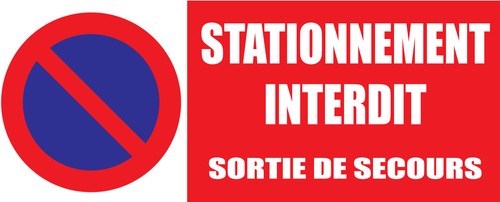 Panneau sortie secours - panneau,