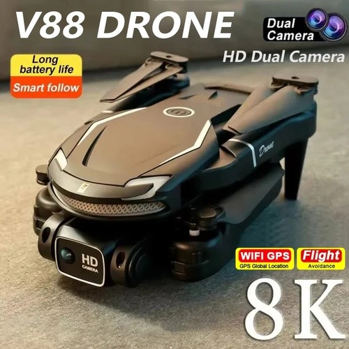 Drone v88 gps hd - 8k, 5g