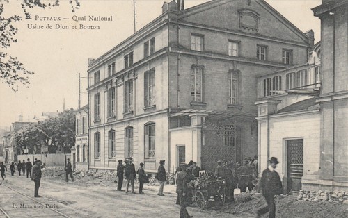 Cpa puteaux usine de - cpa,