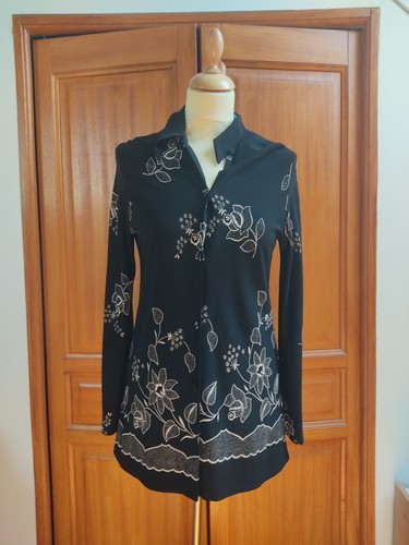 Longue blouse chemise - , boutons