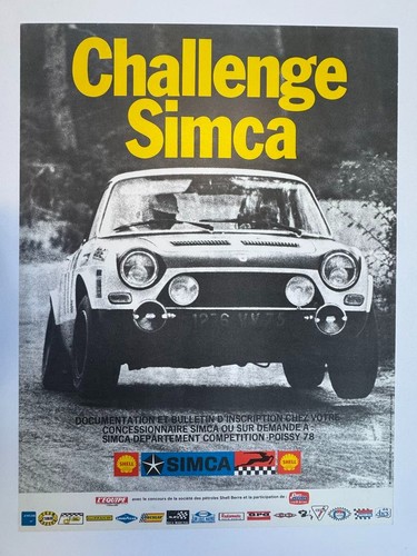 Affiche originale simca - originale,