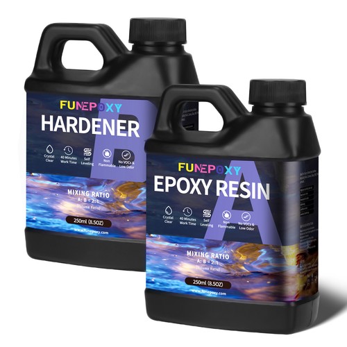 Fast cure clear - clear, epoxy
