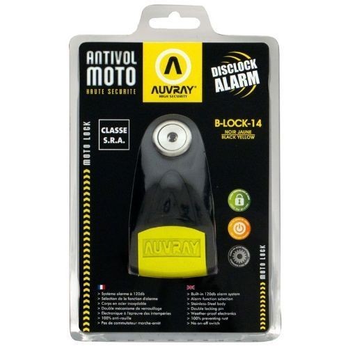 Antivol sra bloc disque - sra, alarme