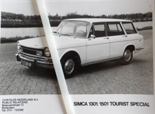 1 photo / presse CHRYSLER HOLLANDE SIMCA 1301/ 1501 TOURIST SPECIAL TA38