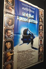 LE CRIME DE L'ORIENT EXPRESS ! agatha christie affiche cinema 1974 120x160cm