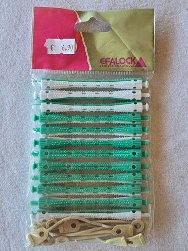 Bigoudis longs vert et - vert,