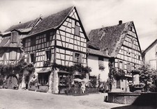 Carte postale 10x15cm postcard RIQUEWIHR salon de dégustation Dopff vin d'Alsace