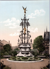 France, Fécamp. Distillerie de la Fontaine.   vintage print photochromie, vint