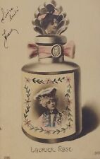 CPA  PUBLICITAIRE PARFUM LAURIER ROSE