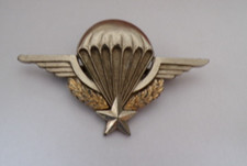 INSIGNE MILITAIRE BREVET PARACHUTISTE / DELSART TBE
