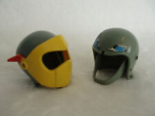 Goldorak Lot de 2 Casques Figurine " Actarus " Ceji Arbois 1978 Vintage
