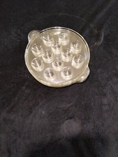 4 Assiettes A Escargots Pyrex