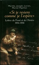 Livre si je reviens comme je