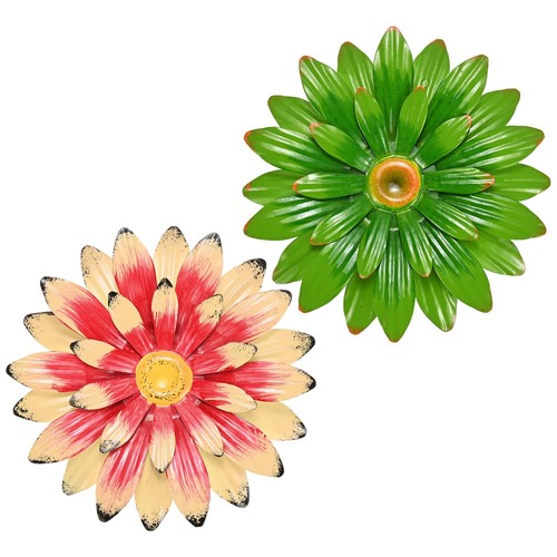 Déco murale fleur métal - déco,