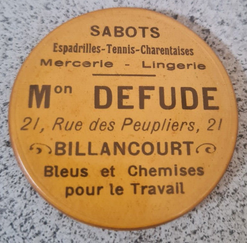 Ancien miroir publicitaire - publicitaire, de