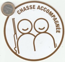 Autocollant. CHASSE