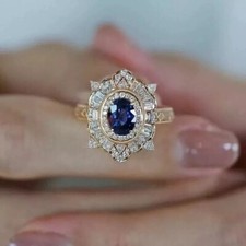 Bague de fiançailles art