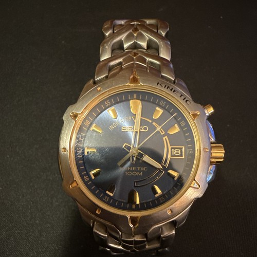 Seiko kinetic indicator men - kinetic, men's
