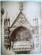 PHOTO ORIGINAL ALBUMEN ITALIE ITALIA VENISE MONUMENT DOGE MICHELE MOROSINI k245