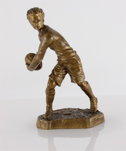 Antique gilt bronze - gilt, rugby