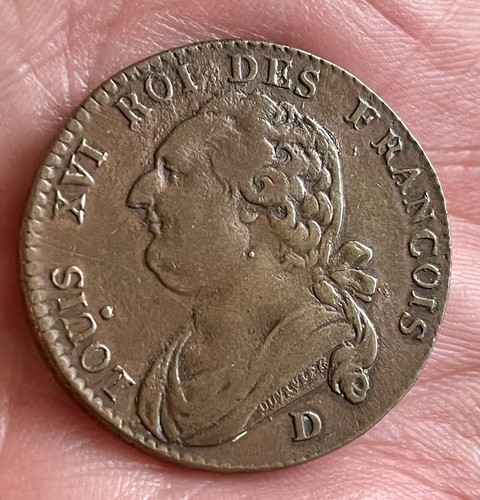 Deniers louis xvi 1792 - louis, xvi,