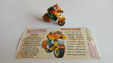 Figurine Kinder Monobloc COSTOCOYOTE + BPZ - Q-E - Série LES MOTOCOYOTES