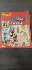 LE JOURNAL DE MICKEY DISNEY FANS - ALBUM VIGNETTES AUTOCOLLANTES - 1974 -