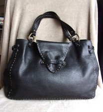 Grand sac original Lamarthe Cuir noir Excellent état